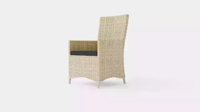 Salao Dining Chair Low-poly 3D model