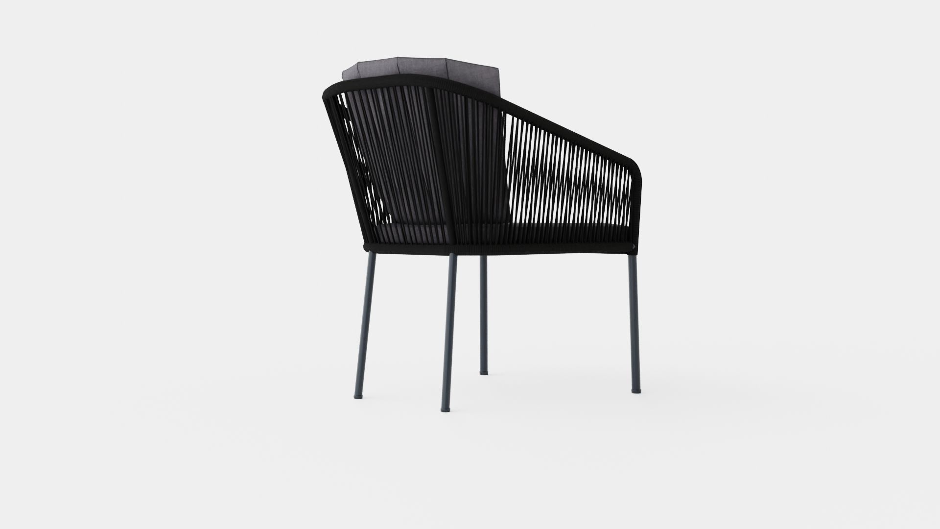Naxos Dining Chair Low-poly 3D model_3