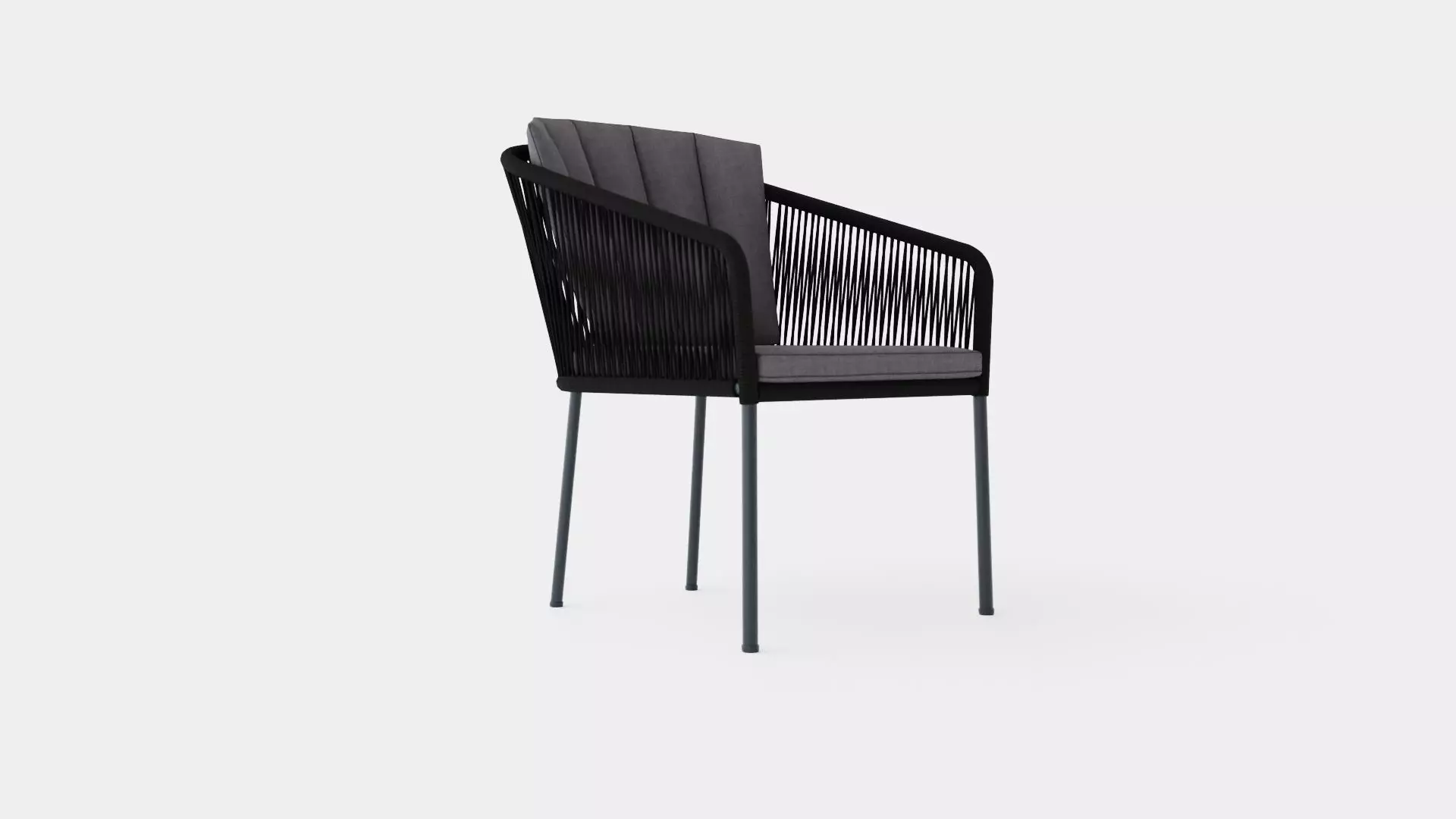 Naxos Dining Chair Low-poly 3D model_0