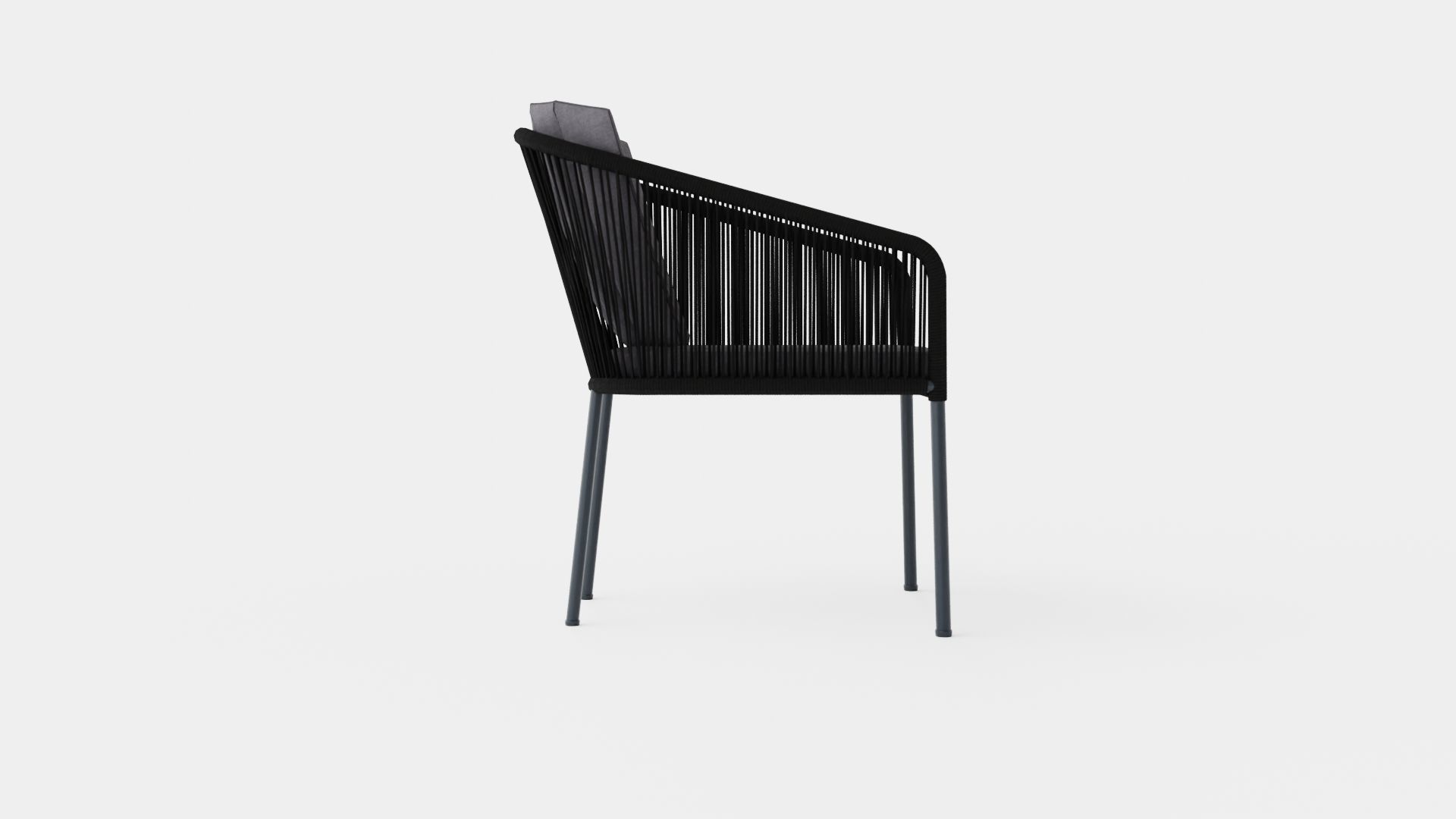 Naxos Dining Chair Low-poly 3D model_2