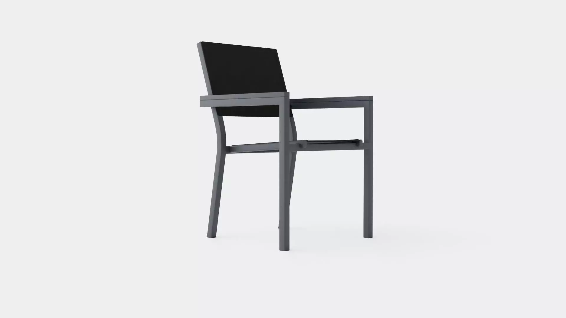 Darvin Non-wood Dining Chair Low-poly 3D model_0