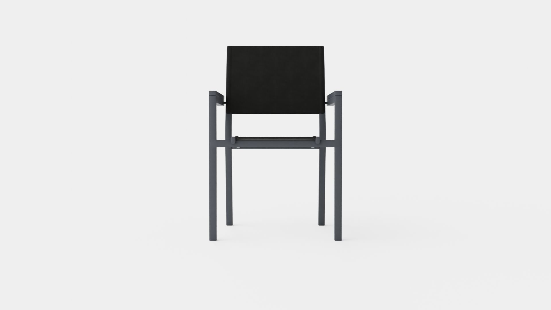 Darvin Non-wood Dining Chair Low-poly 3D model_1