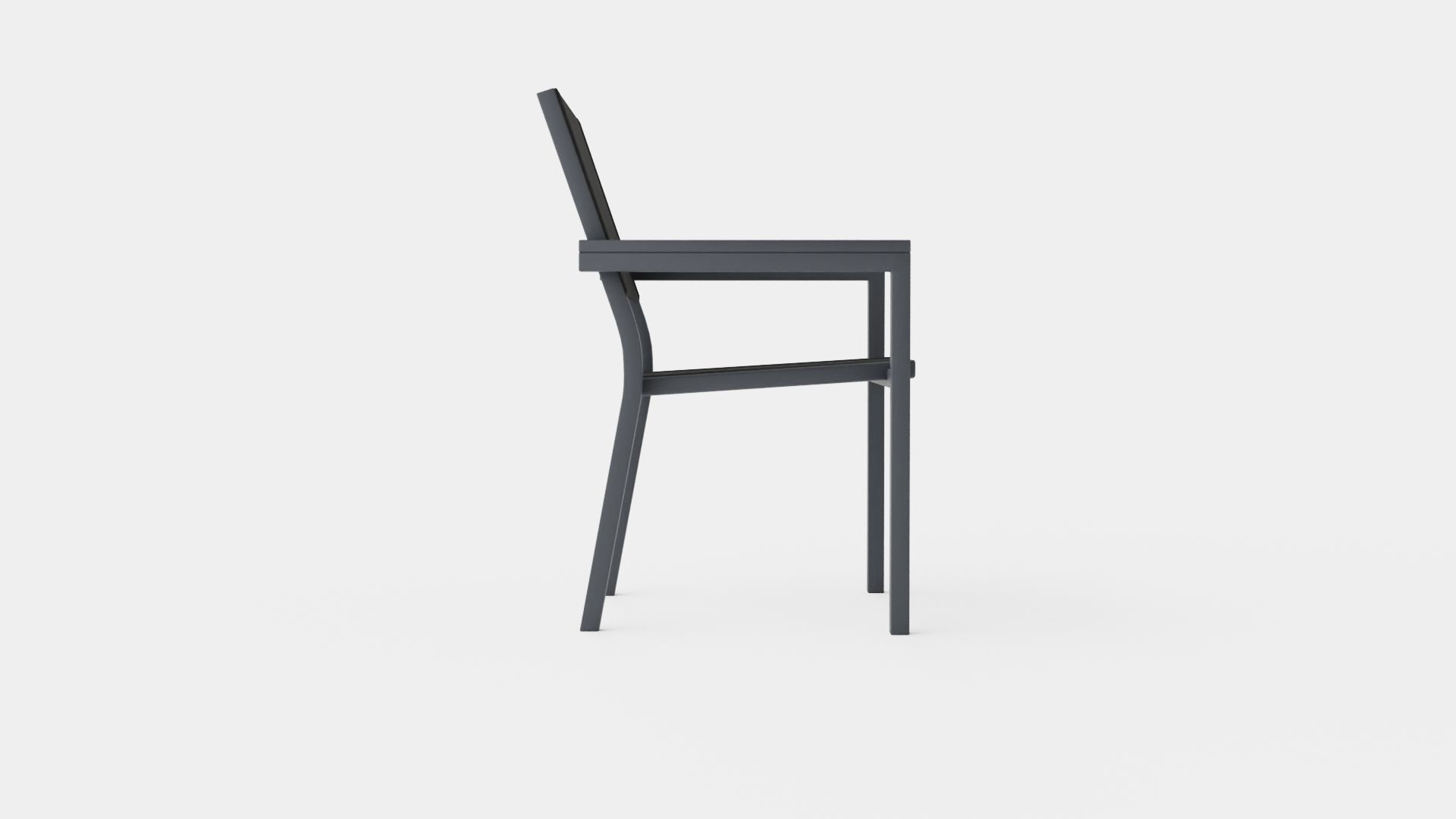 Darvin Non-wood Dining Chair Low-poly 3D model_2