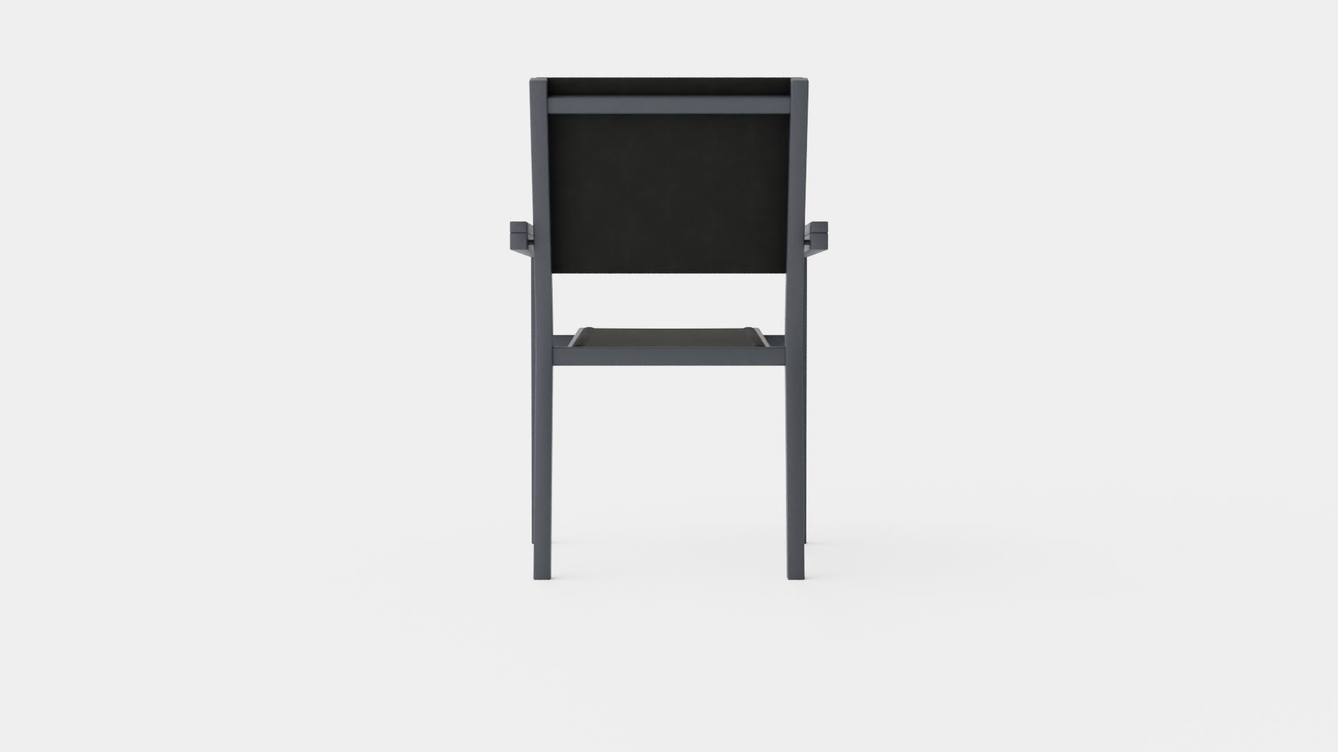 Darvin Non-wood Dining Chair Low-poly 3D model_4