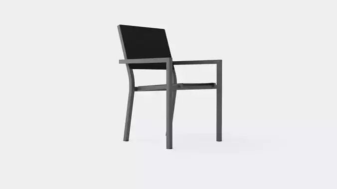 Darvin Dining Chair Low-poly 3D model