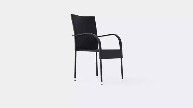 Abo Dining Chair Low-poly 3D model