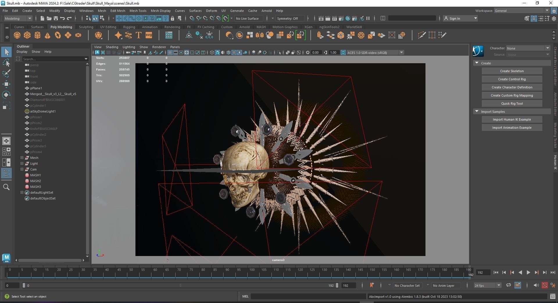 3dSkullGamer 3D model_2