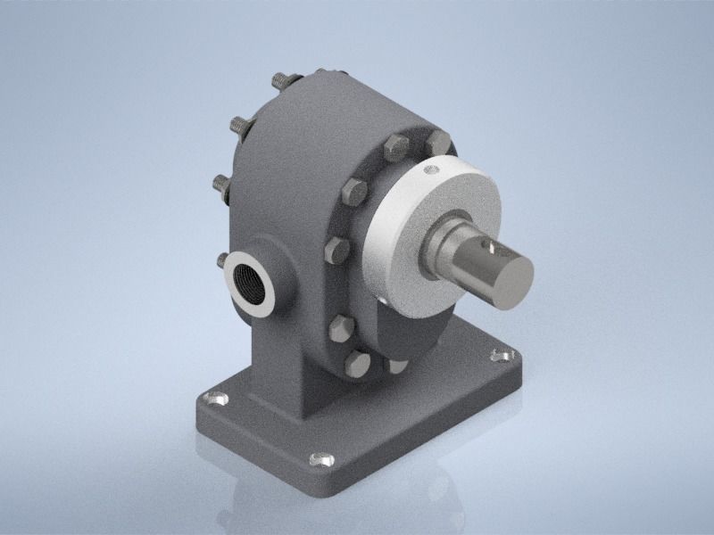 Pump Gear 3D model_1