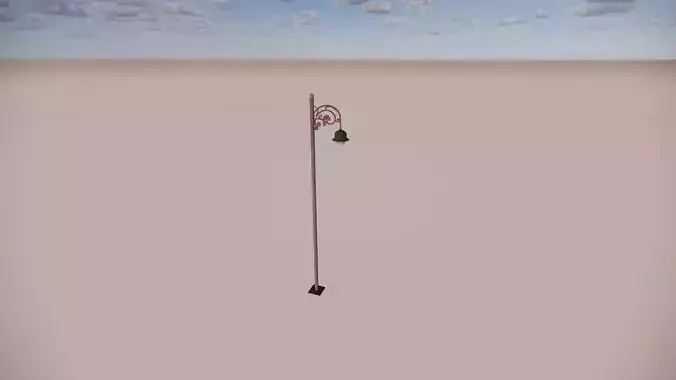 street light road  3D print model