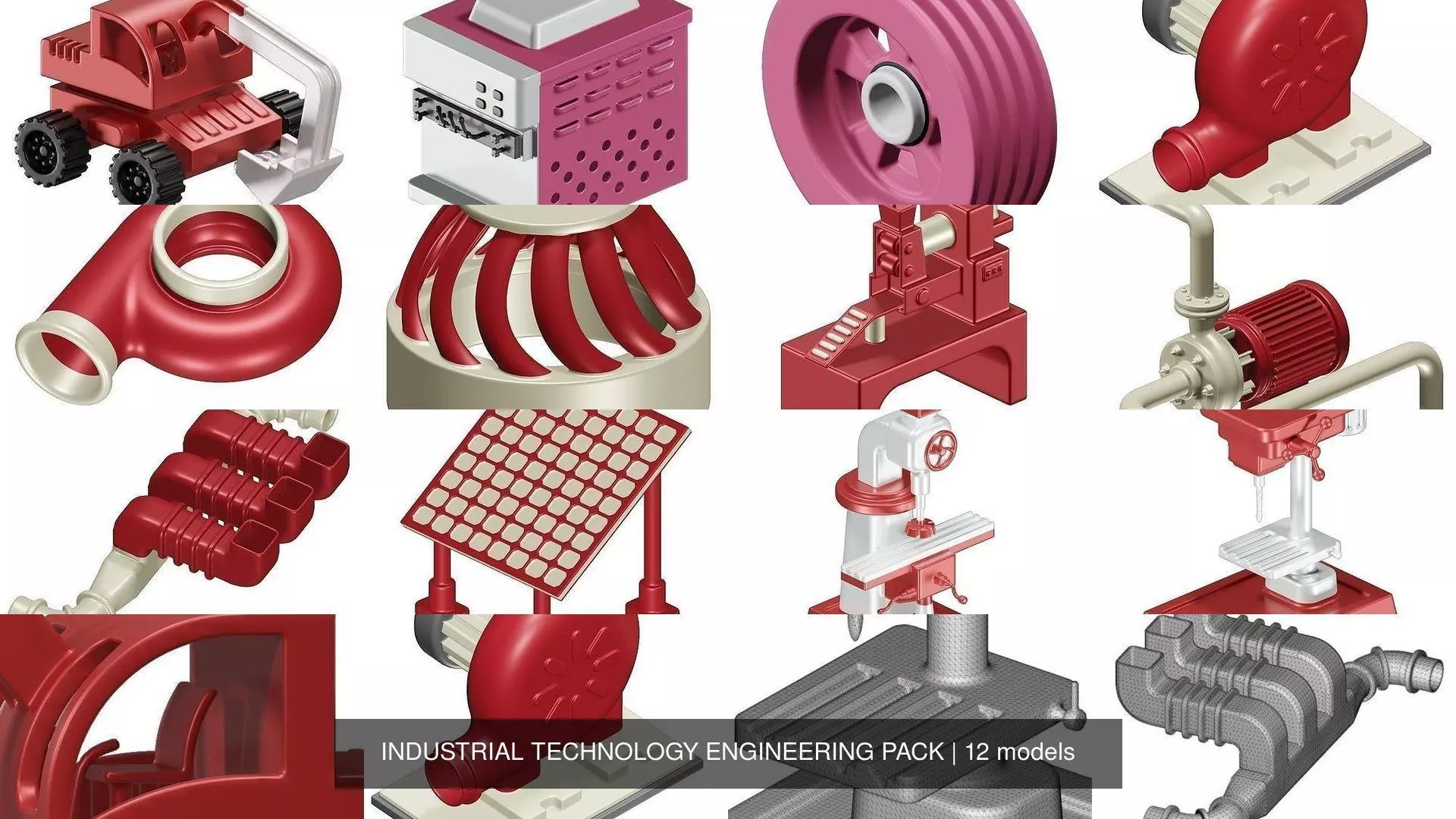 INDUSTRIAL TECHNOLOGY ENGINEERING PACK 3D Model Collection_0