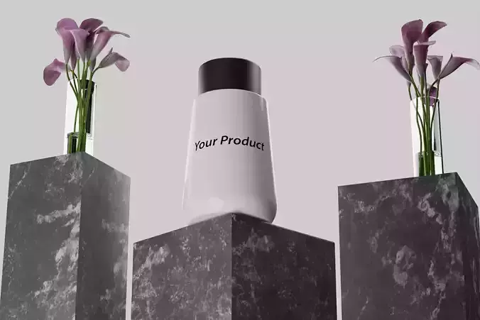 Realistic 3D Product Mockup Environment