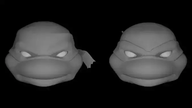 NINJA TURTLES HEAD SCULPT
