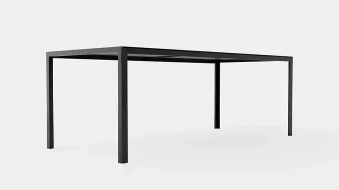 Rimini Dining Table Low-poly 3D model