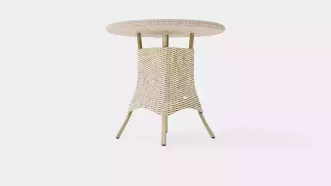 Milena Dining Table Low-poly 3D model