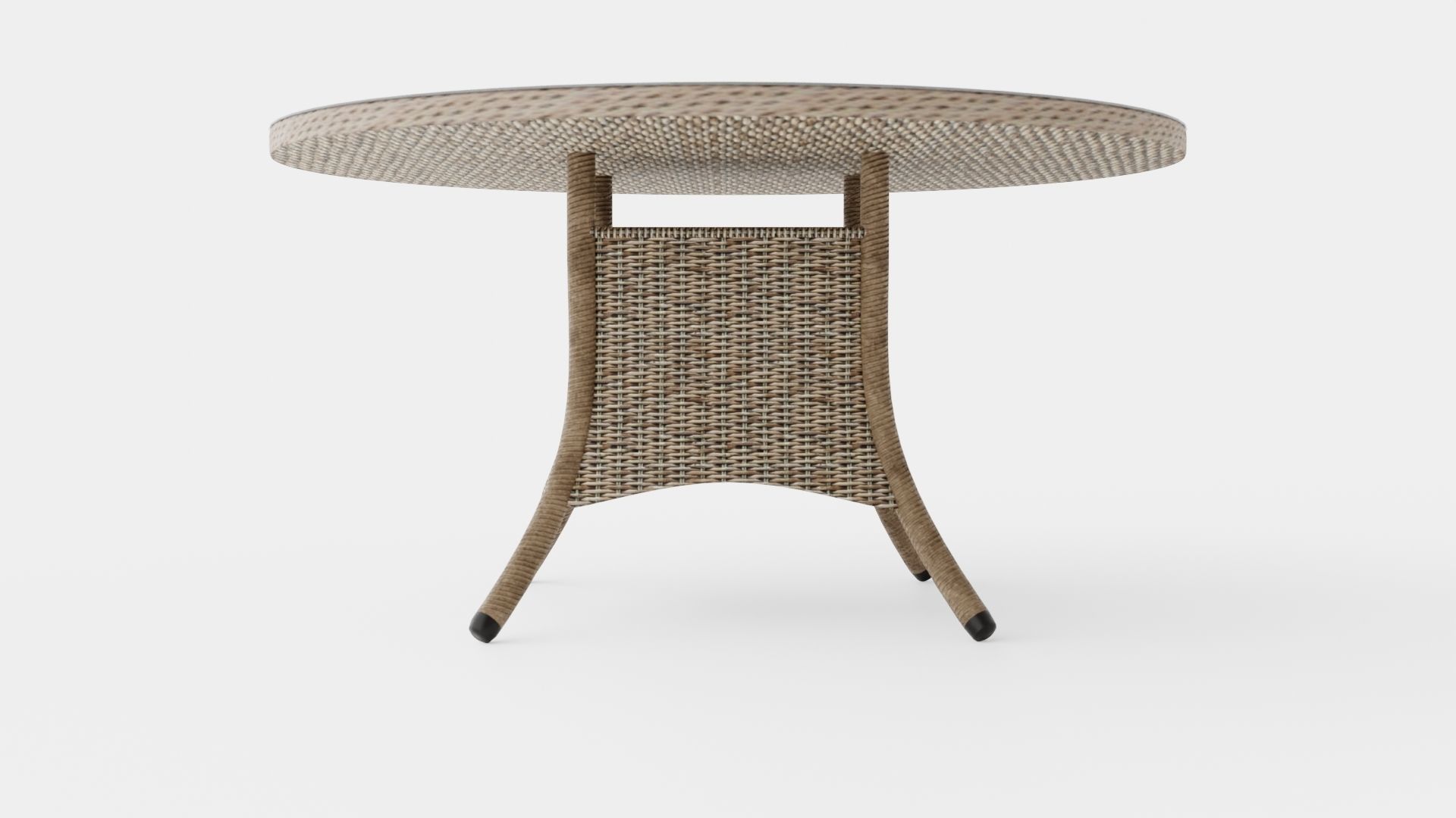 Milena Dining Table Low-poly 3D model_2