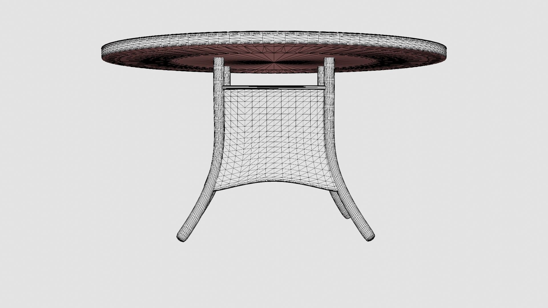 Milena Dining Table Low-poly 3D model_8