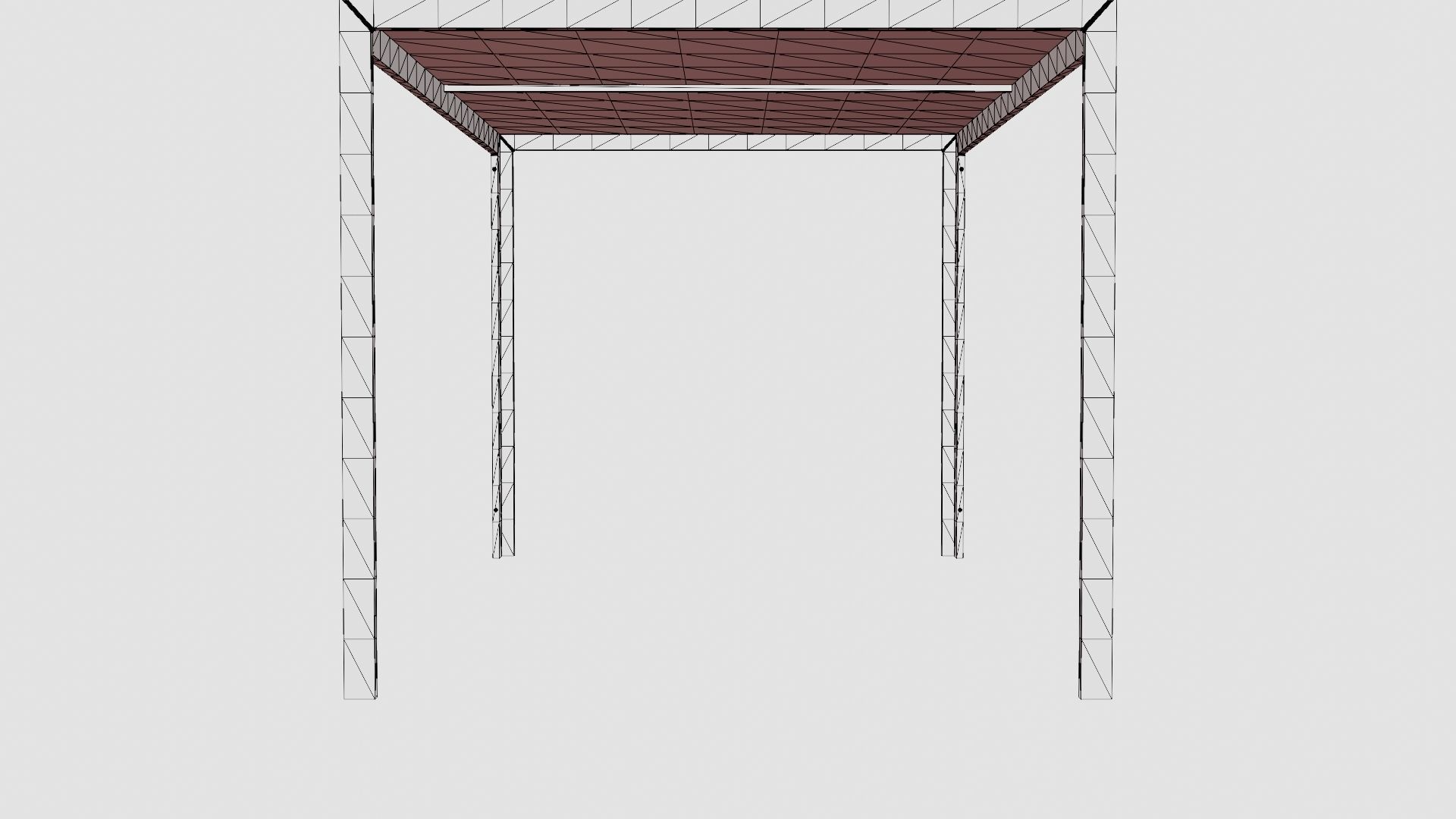 Matera Dining Table Low-poly 3D model_8