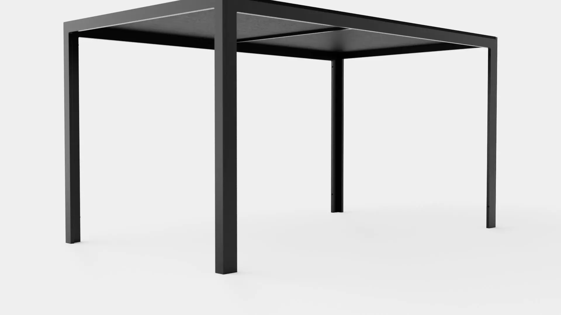 Matera Dining Table Low-poly 3D model_0