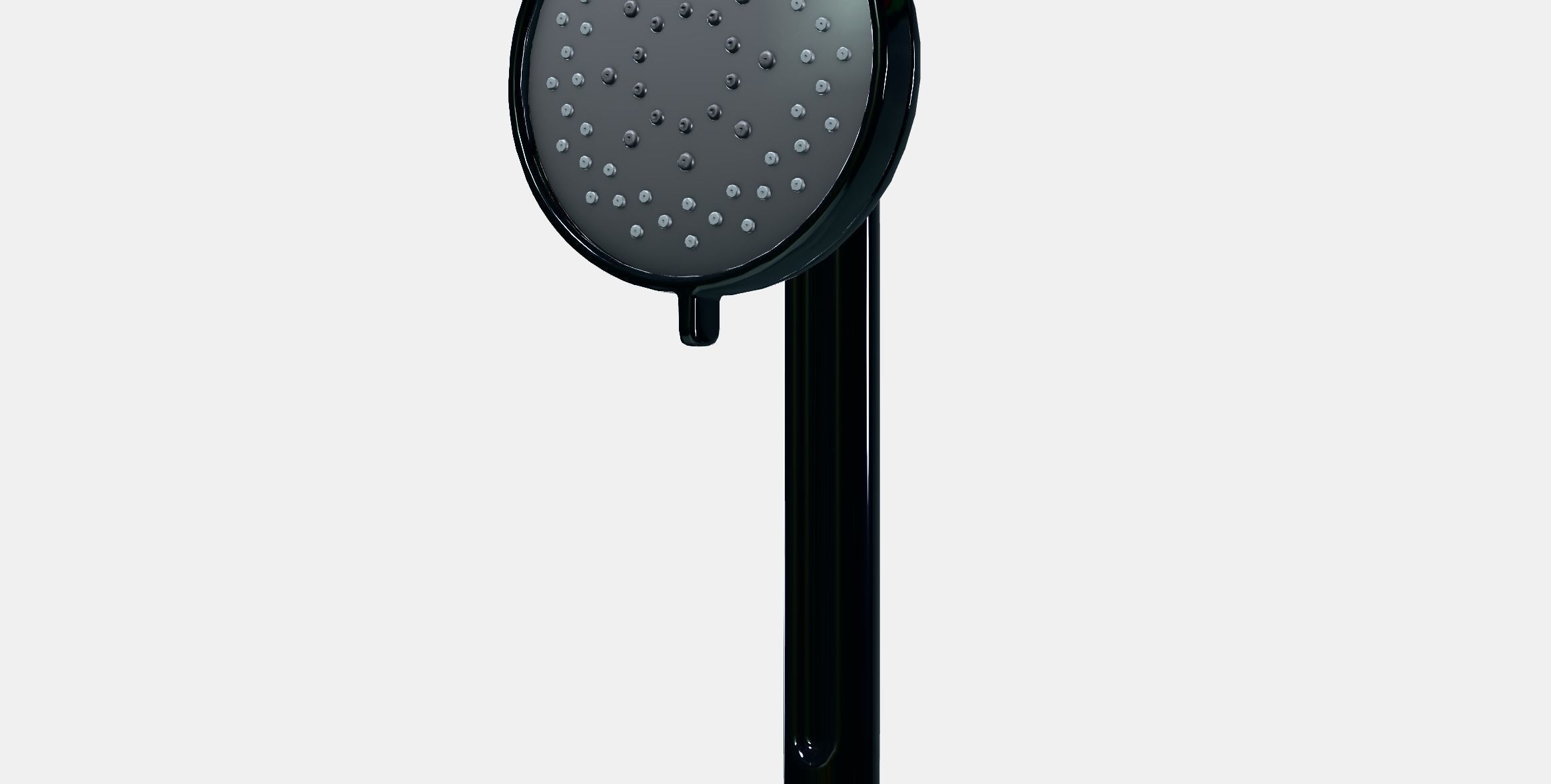 VOXNAN 5-spray handshower Low-poly 3D model_13