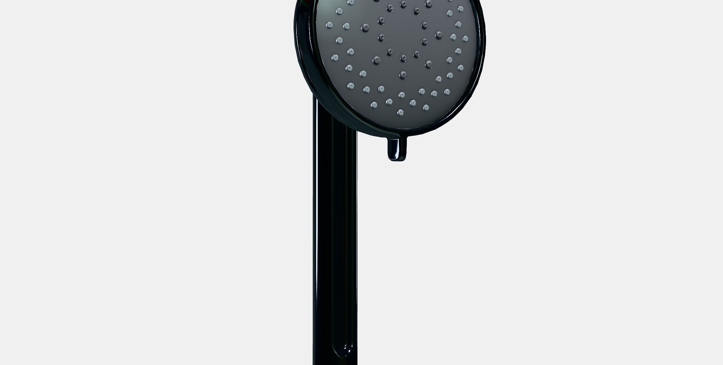 VOXNAN 5-spray handshower Low-poly 3D model_9