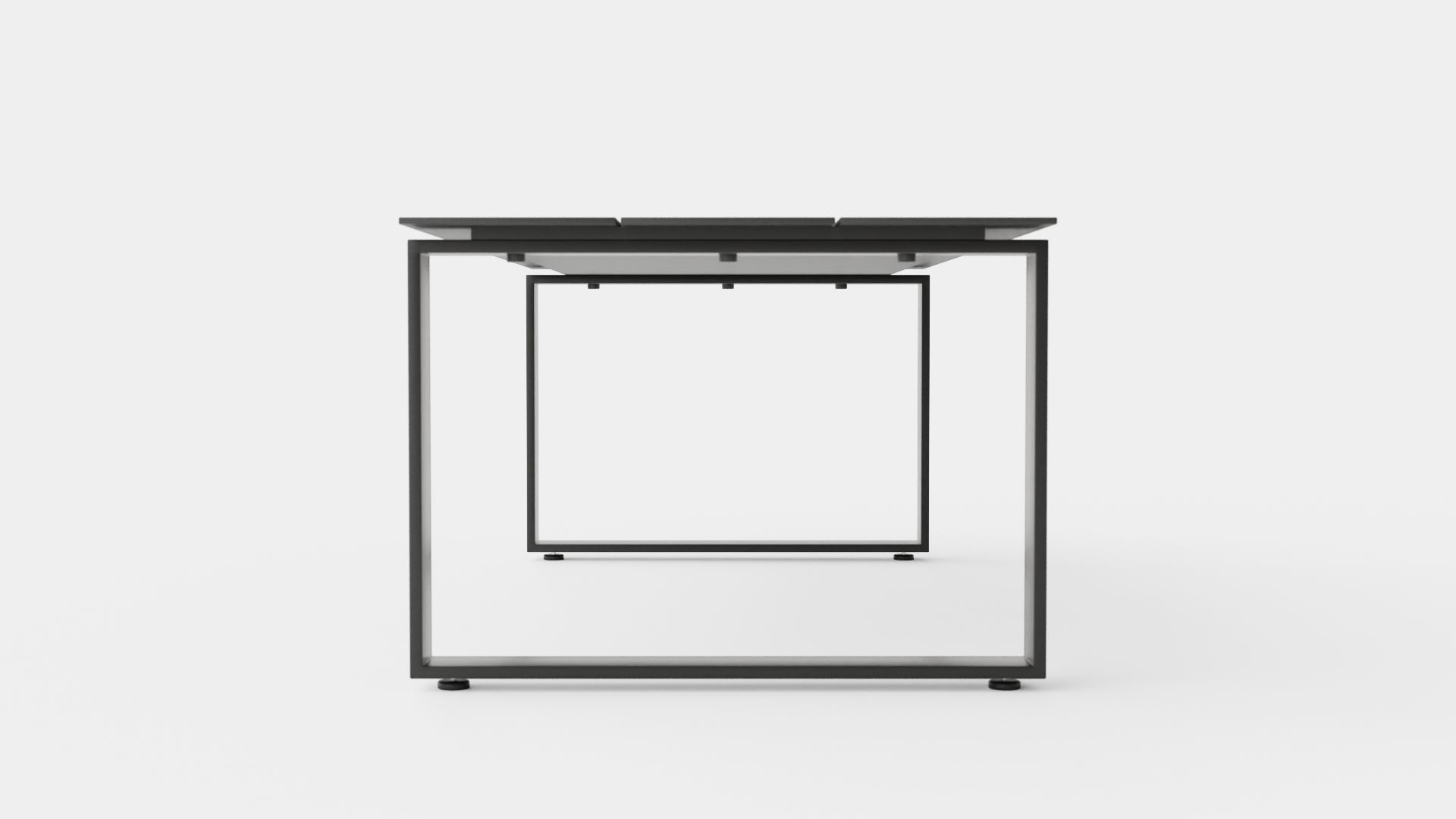 Almeria Dining Table Low-poly 3D model_2