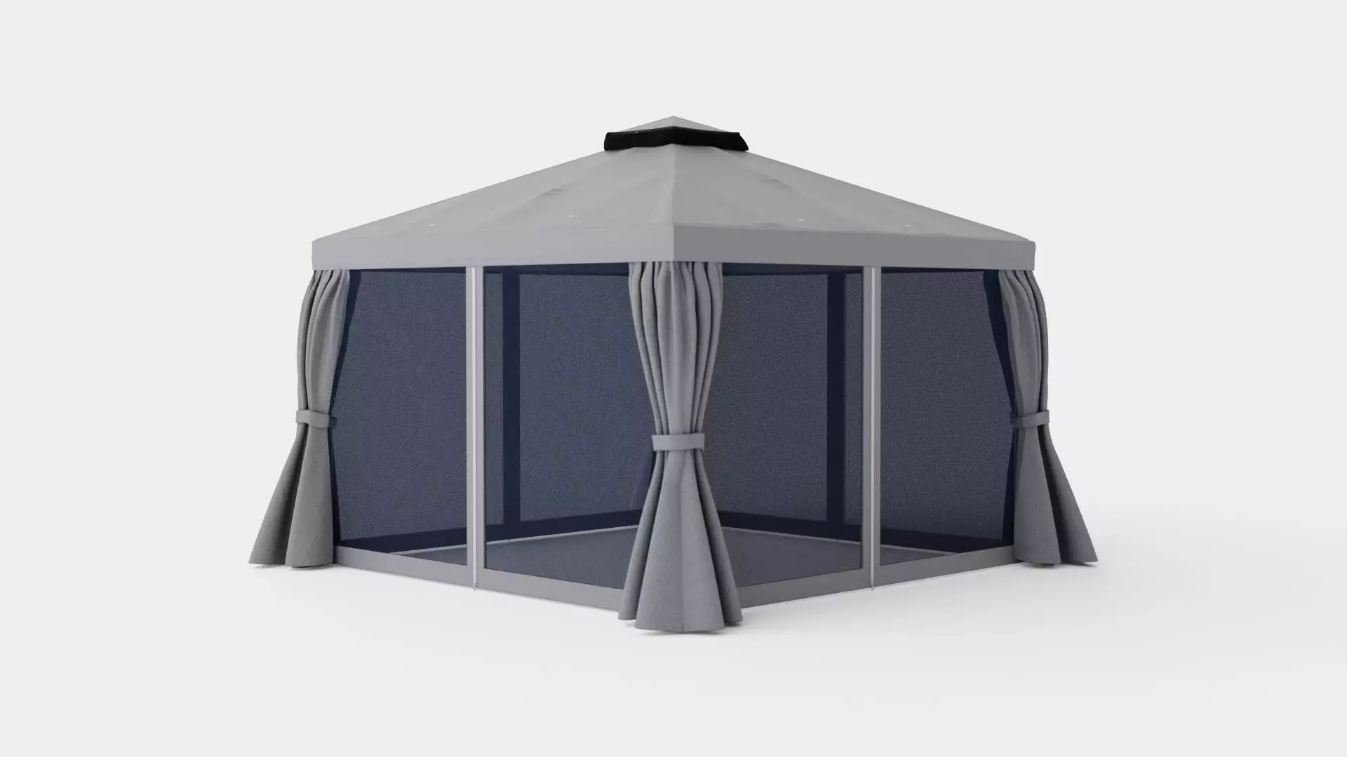 Roma Gazebo Low-poly 3D model_0