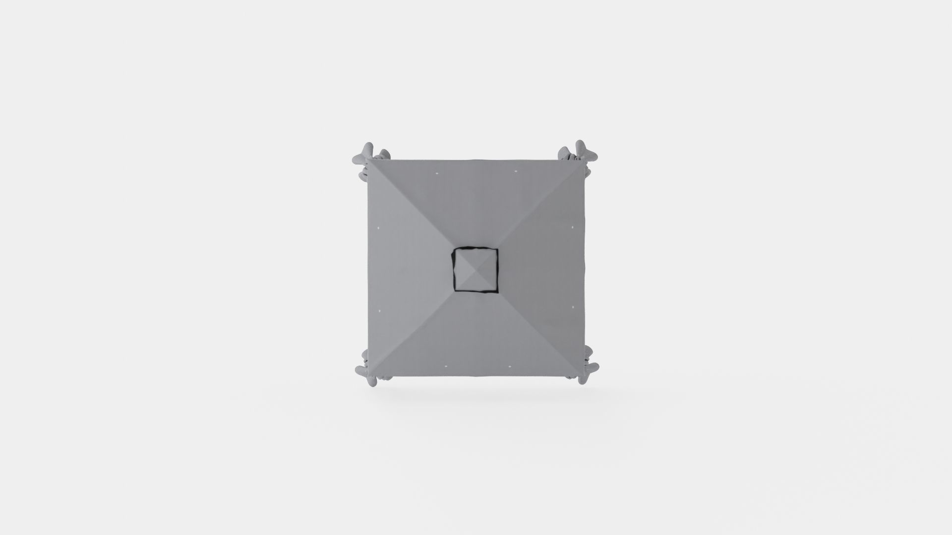 Roma Gazebo Low-poly 3D model_5