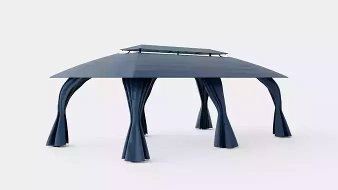 Padova Gazebo Low-poly 3D model