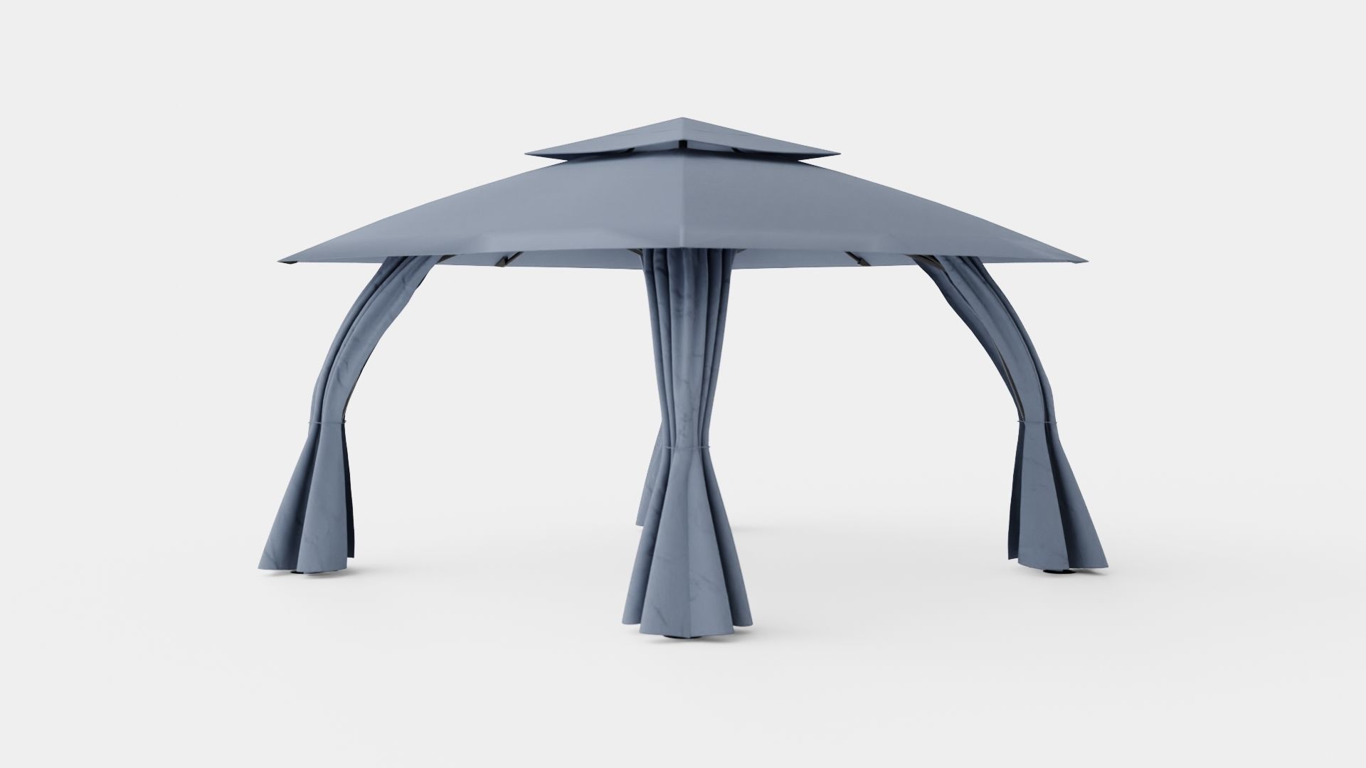 Padova Gazebo Low-poly 3D model_1