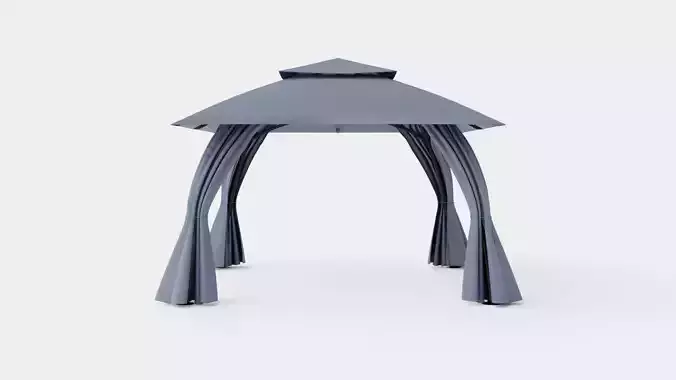 Padova Gazebo Low-poly 3D model