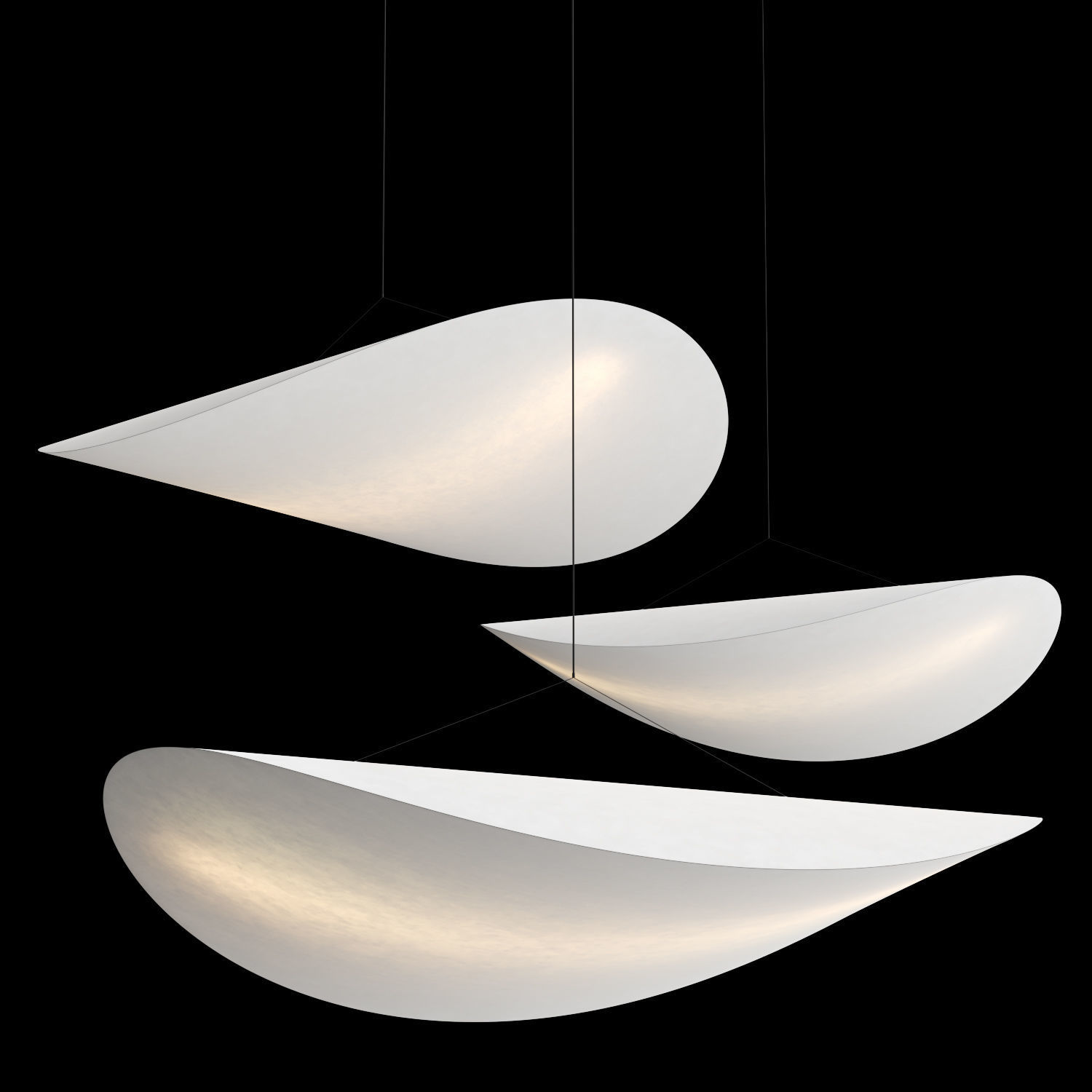 Tense Pendant Lamp D 3D model_2