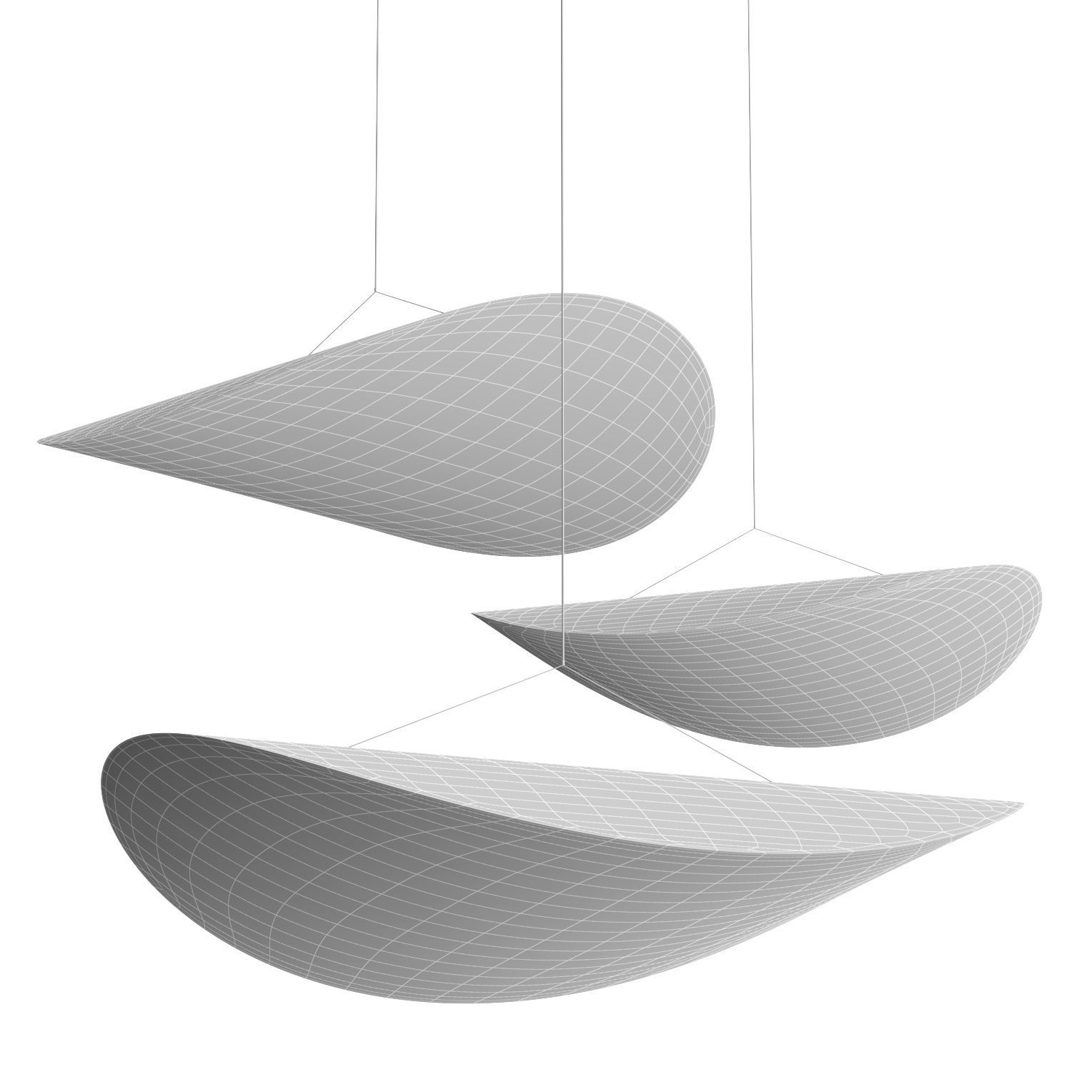 Tense Pendant Lamp D 3D model_4