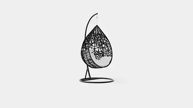 Granada Hanging Chair Low-poly 3D model