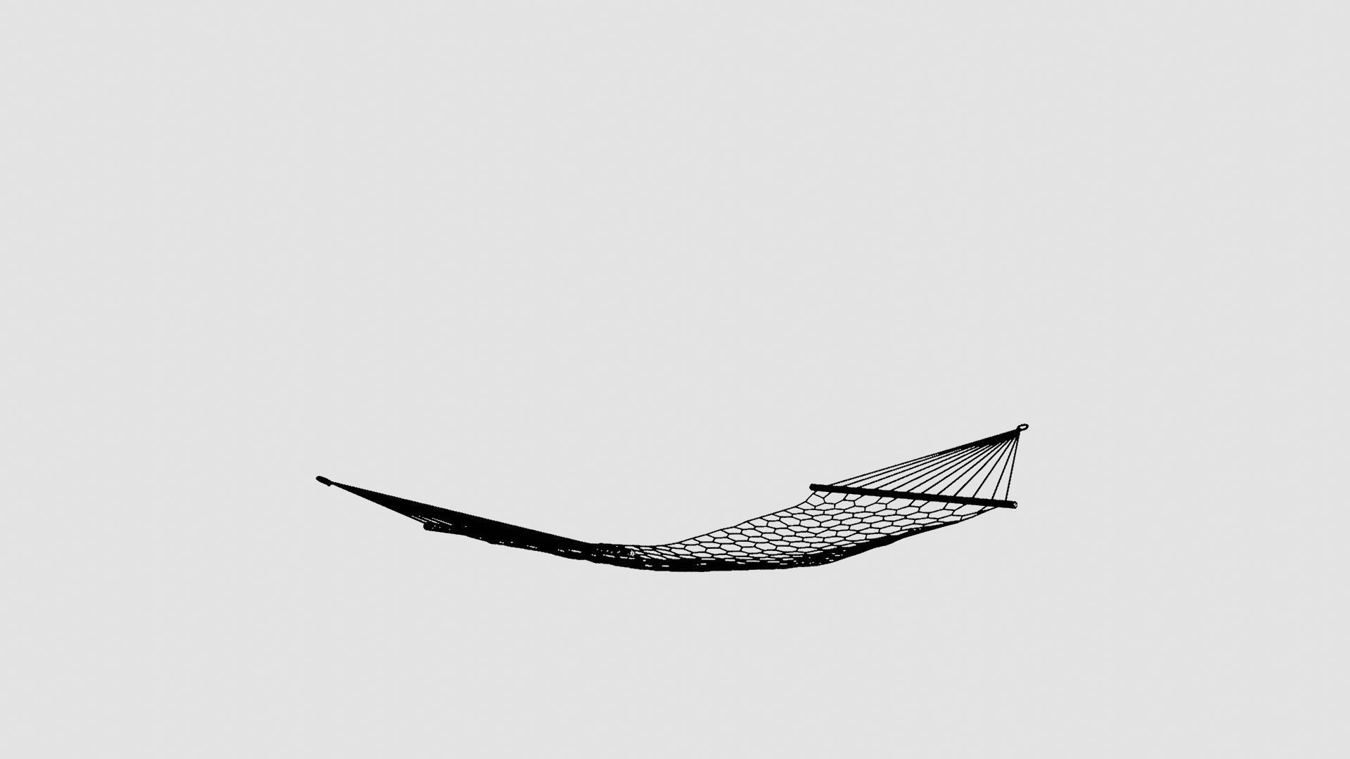 Cassano Hammock Low-poly 3D model_7