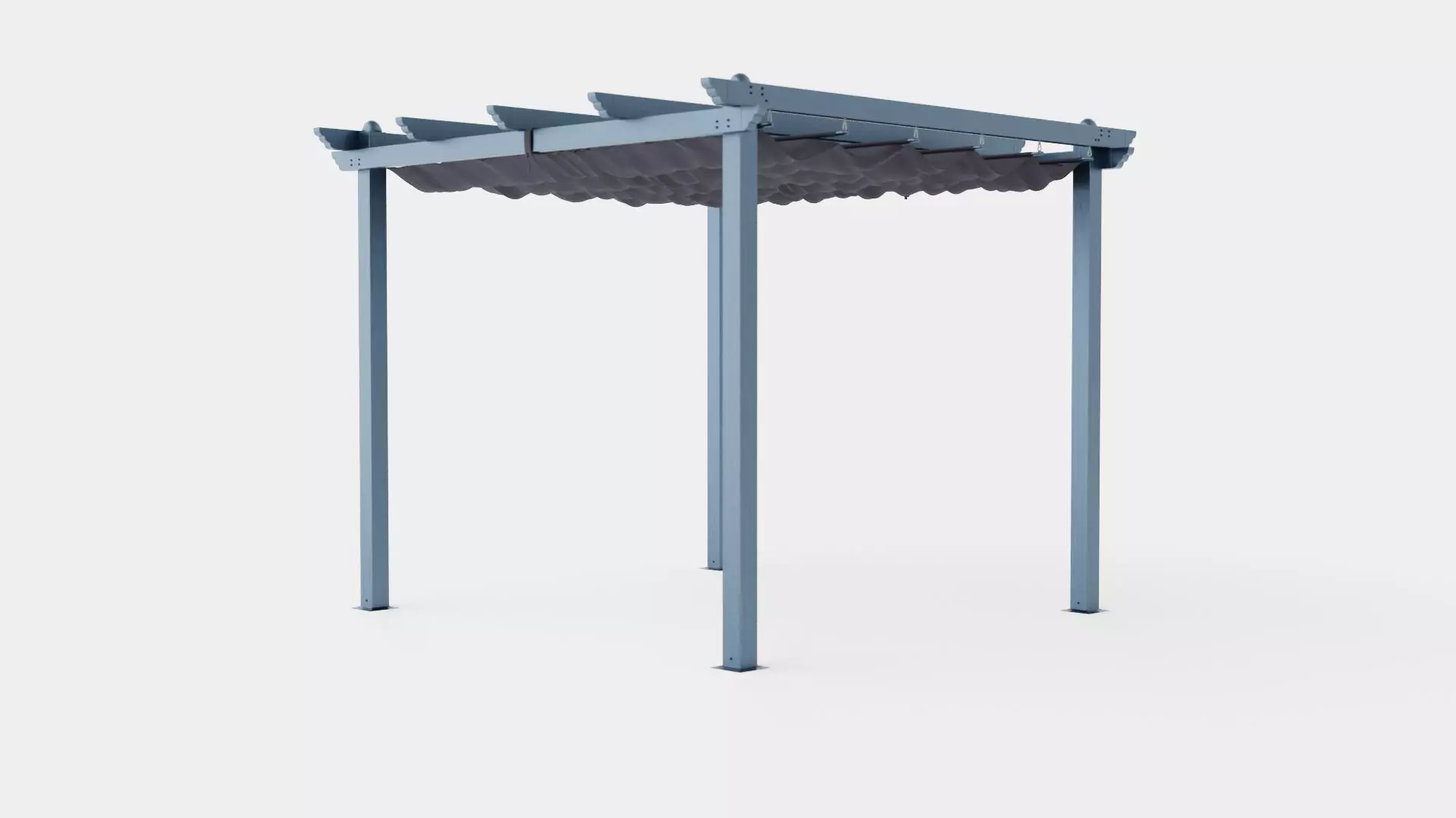 Pescara Pergola Low-poly 3D model_0