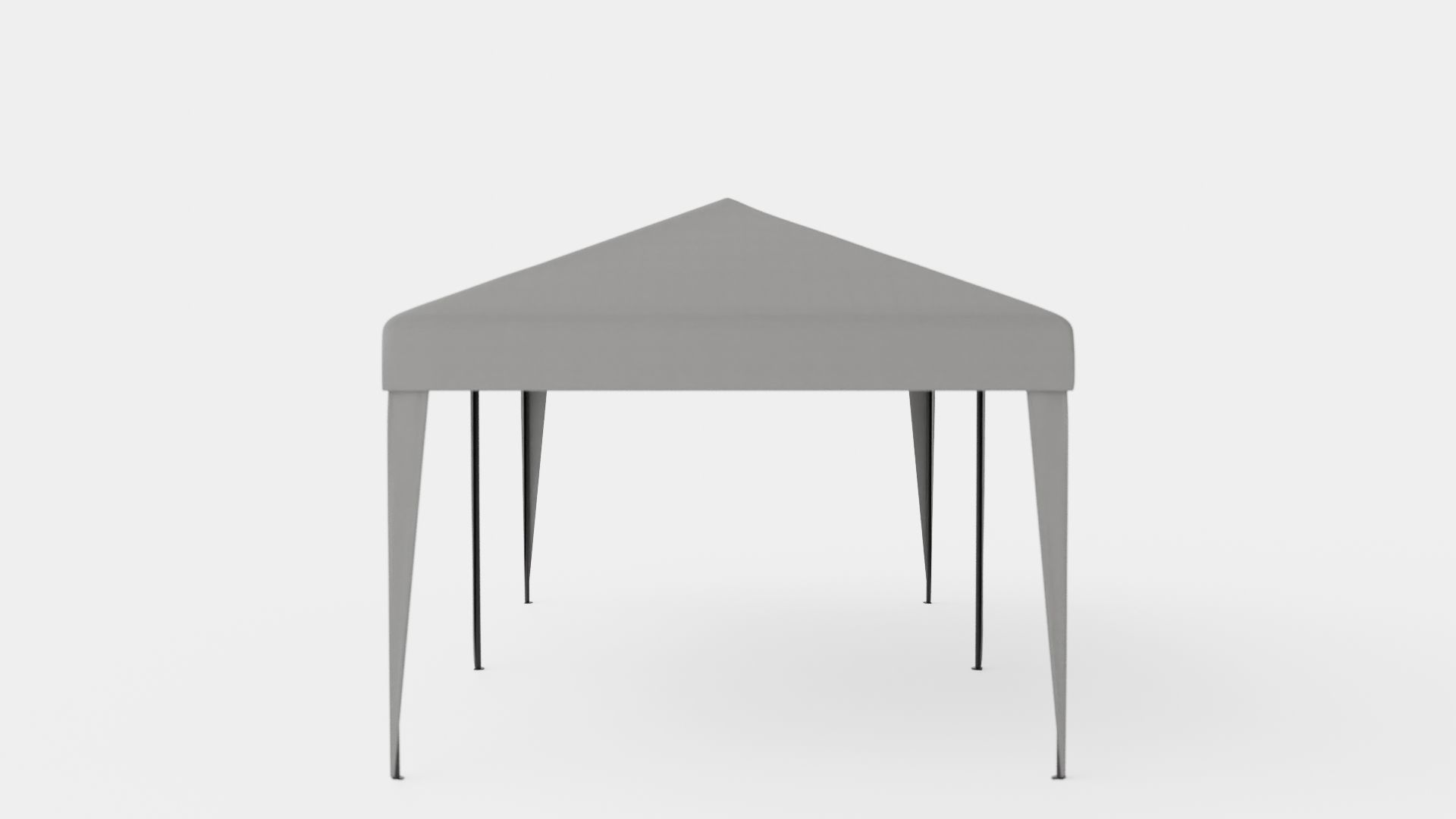 Easy up Pergola Low-poly 3D model_4