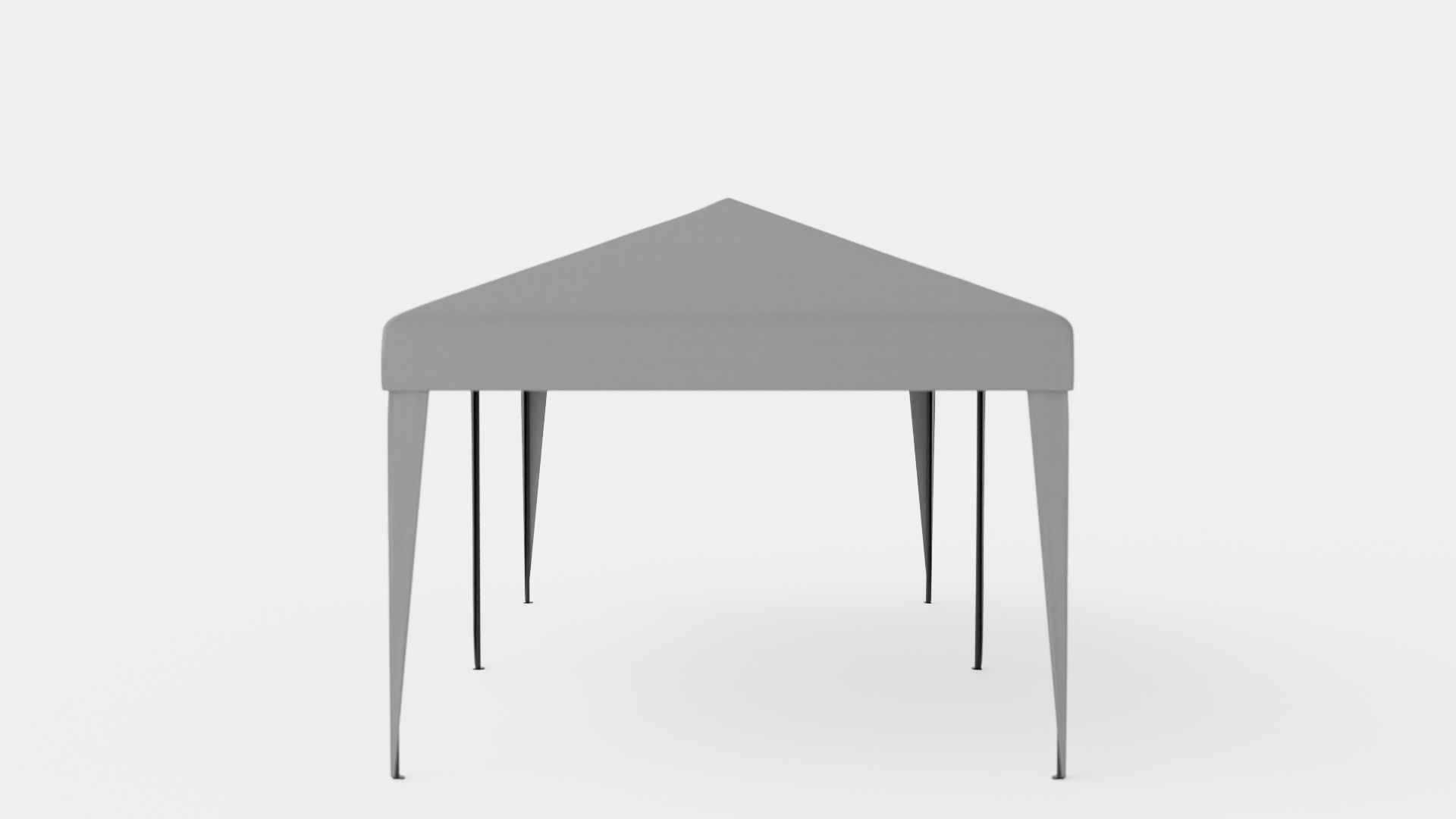 Easy up Pergola Low-poly 3D model_1