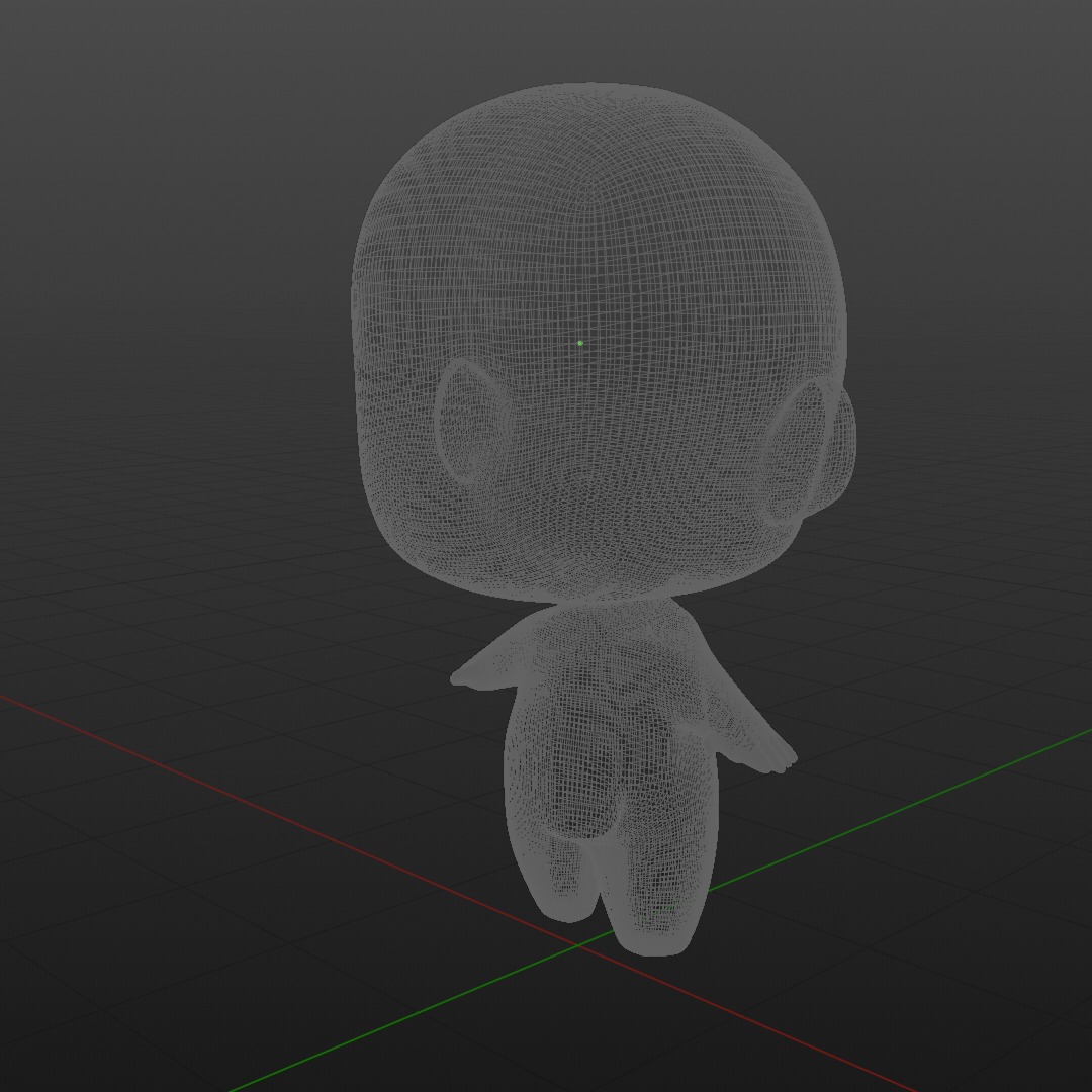 Base Chibi Model Free 3D model_4