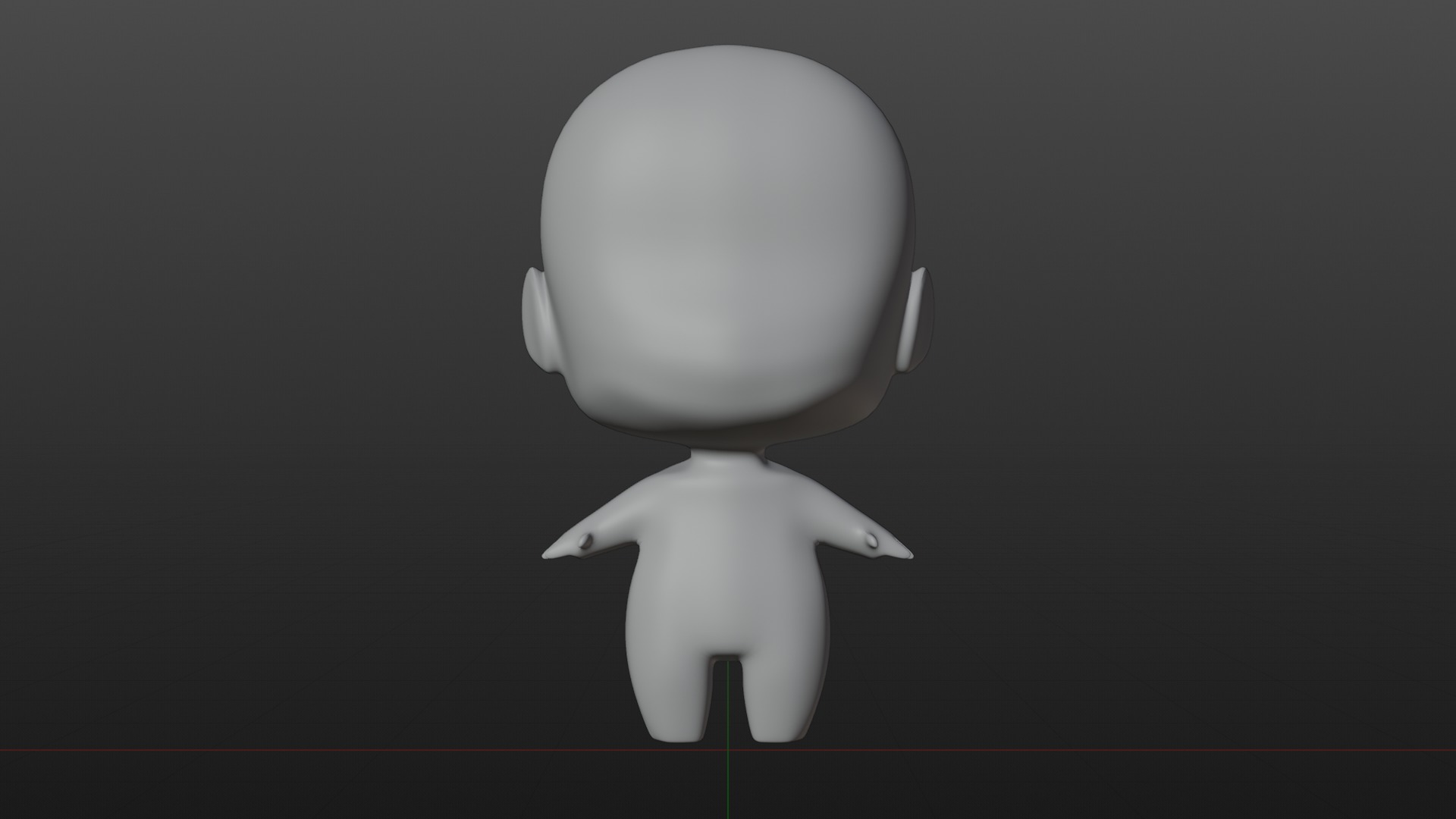 Base Chibi Model Free 3D model_1