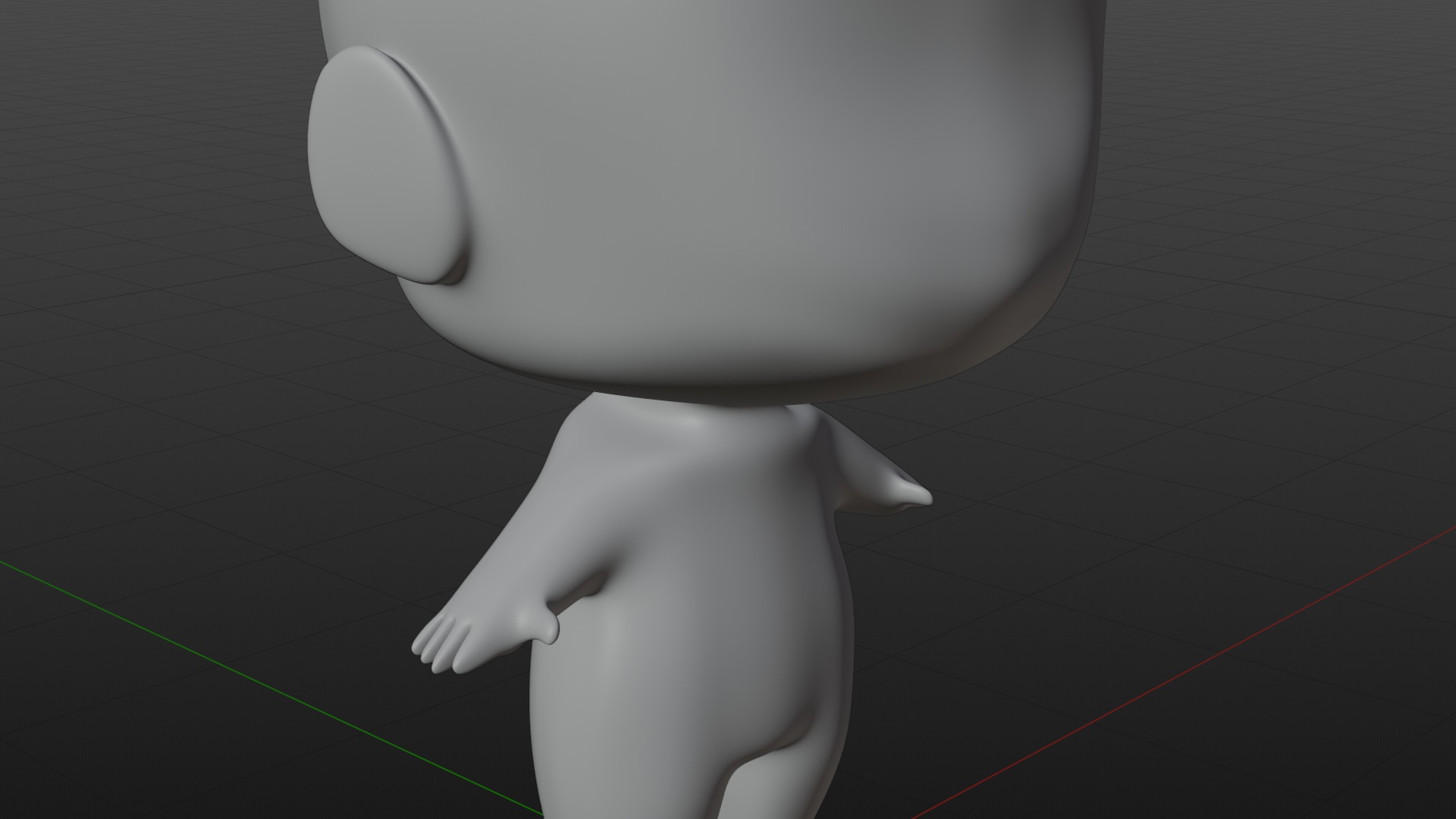 Base Chibi Model Free 3D model_6
