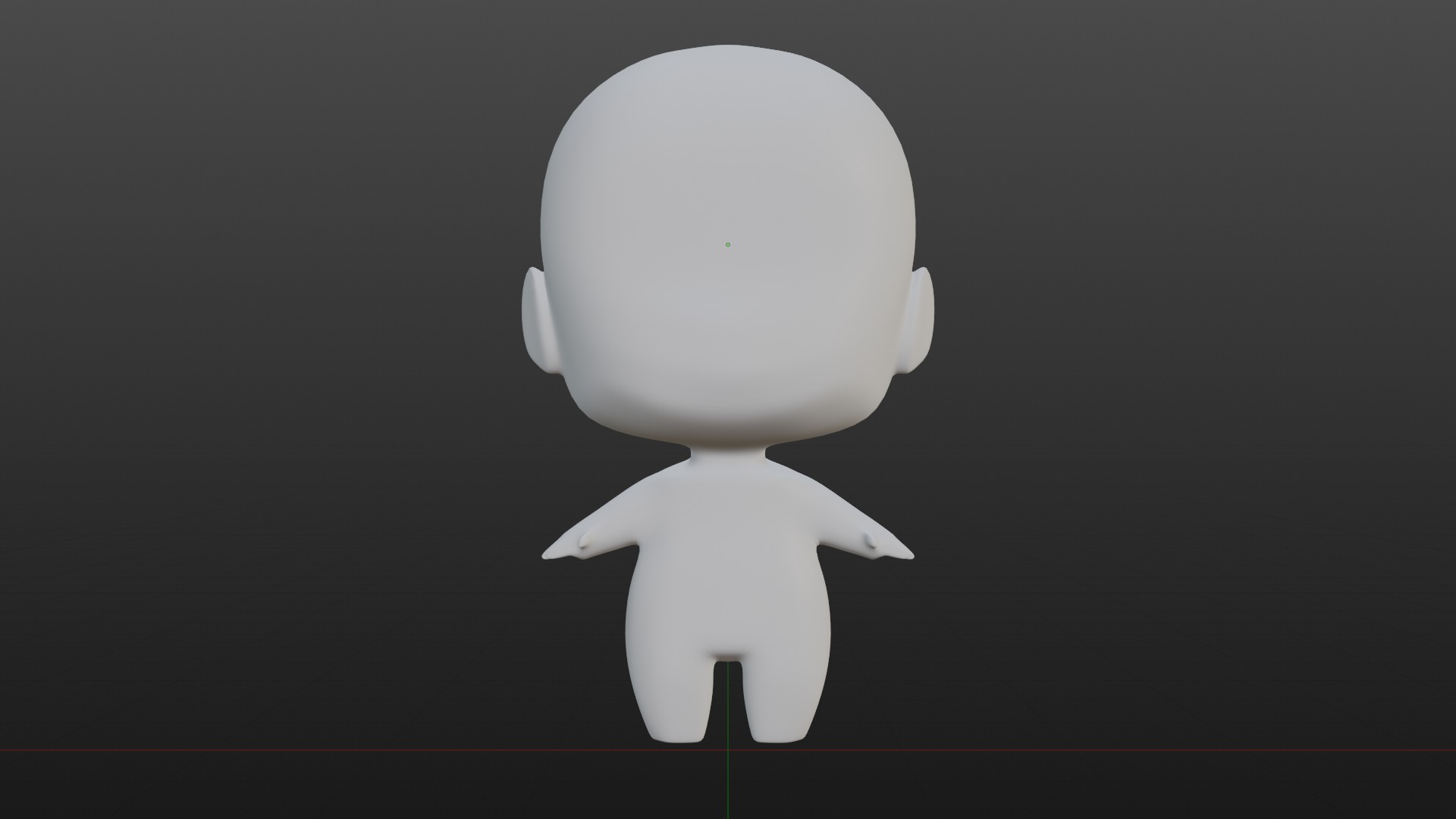 Base Chibi Model Free 3D model_2