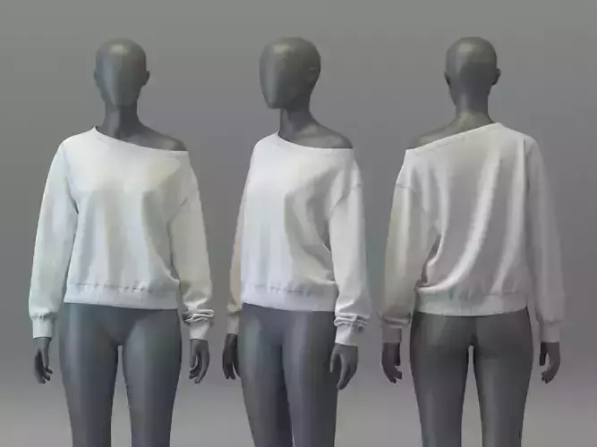 Off Shoulder Sweater