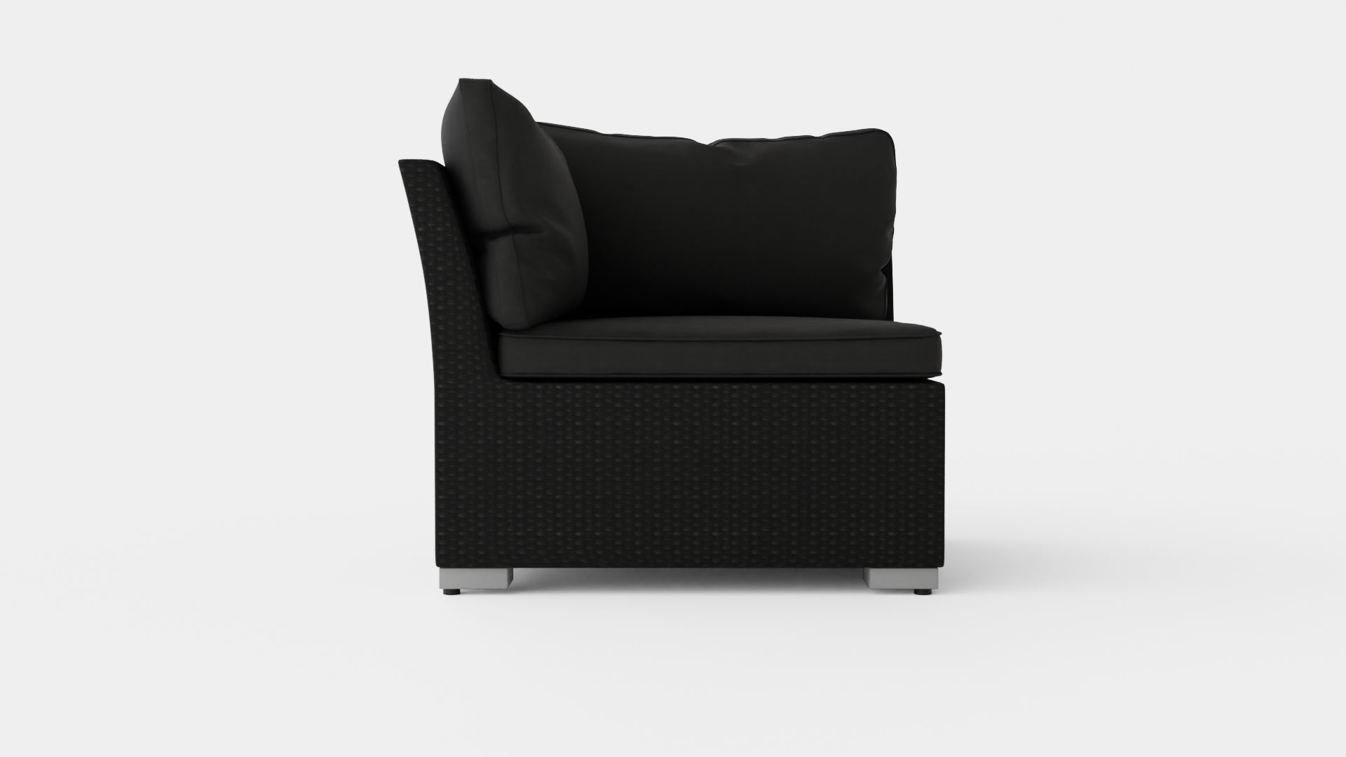 Caracas Lounge Set Corner Sofa Low-poly 3D model_2
