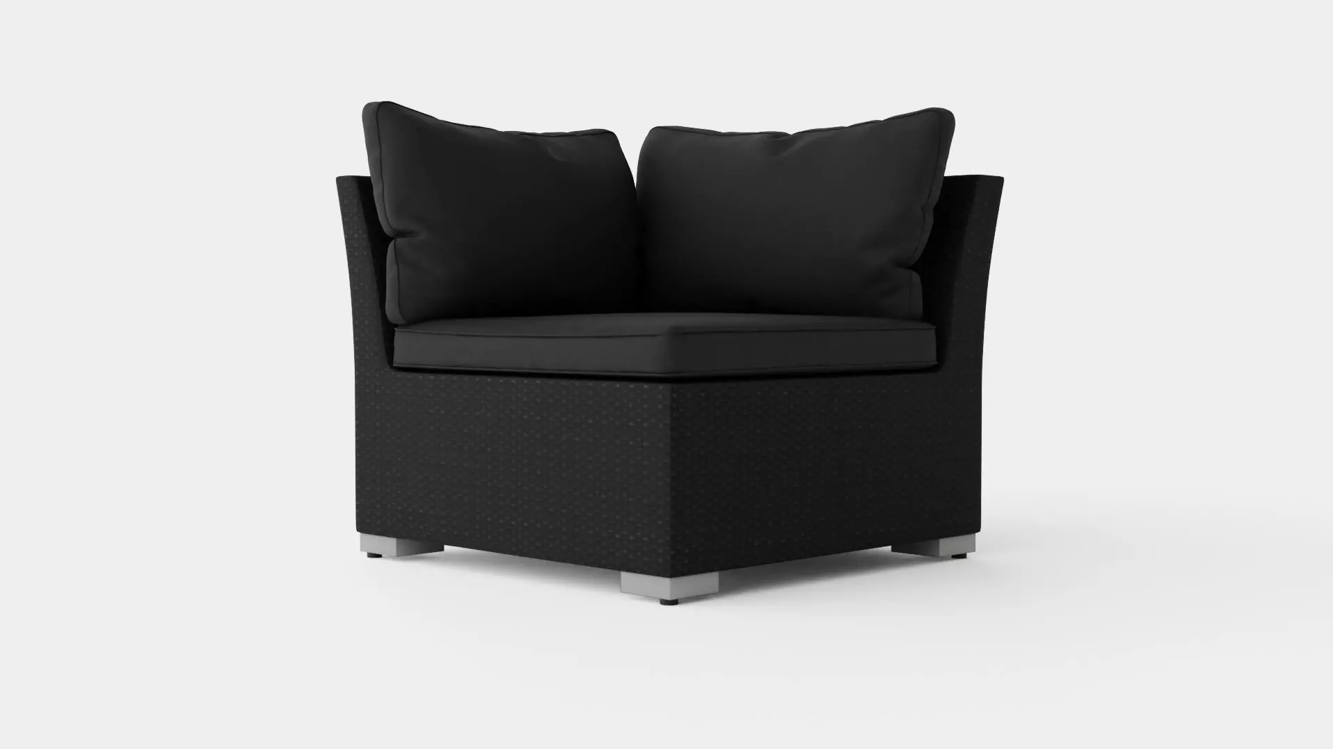 Caracas Lounge Set Corner Sofa Low-poly 3D model_0