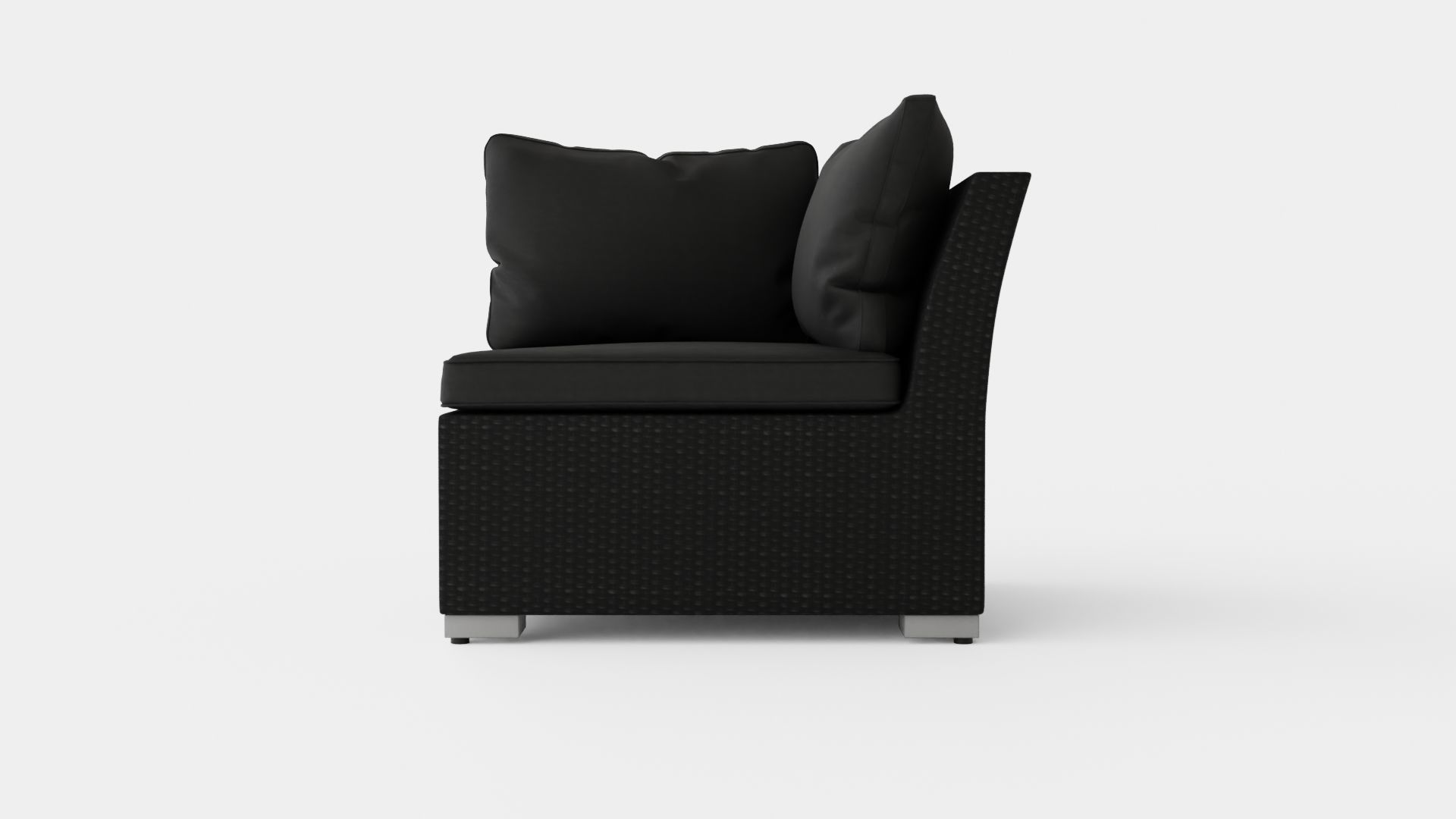 Caracas Lounge Set Corner Sofa Low-poly 3D model_1