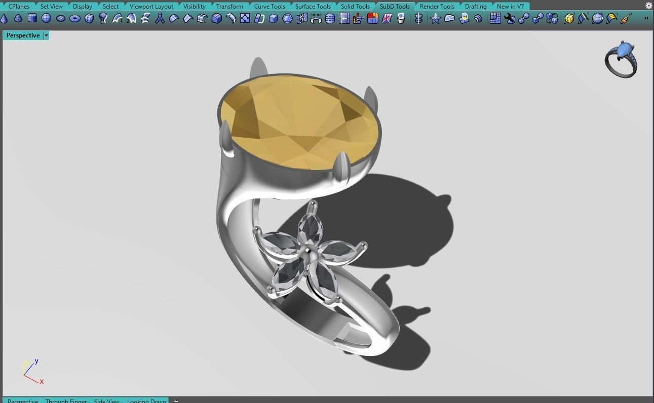 ring bypass 3D print model_4