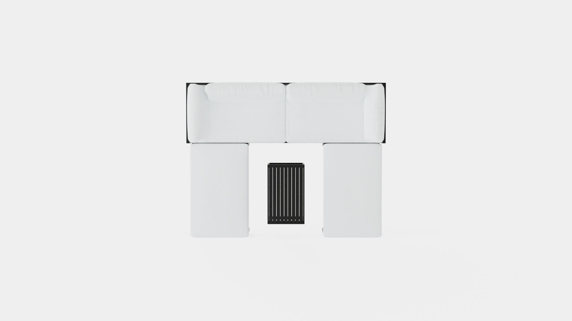 Wexford Corner Set Low-poly 3D model_5