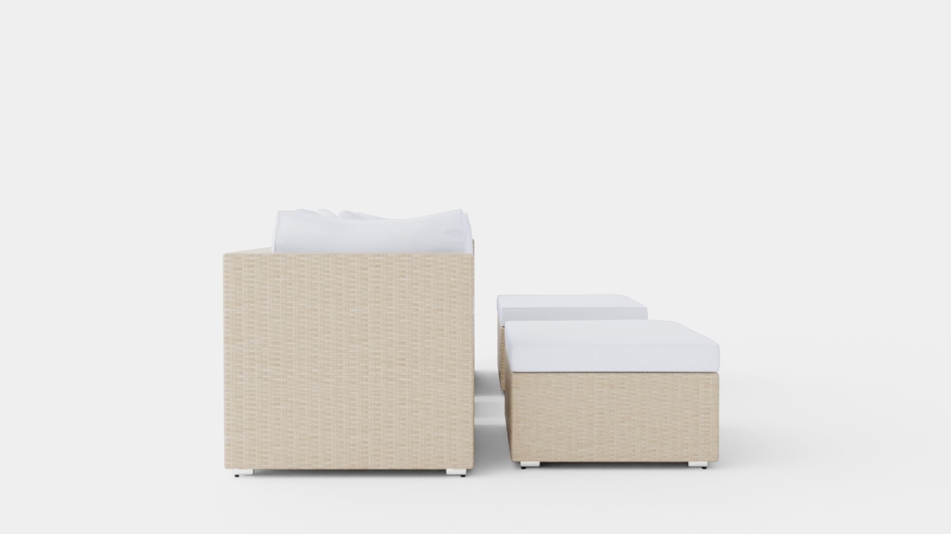 Mison Lounge Set Low-poly 3D model_2
