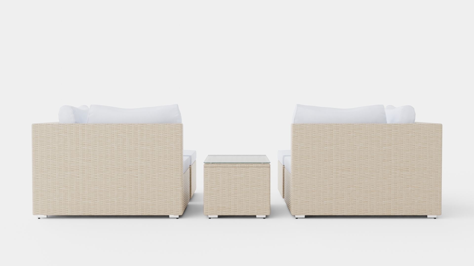 Mison Lounge Set Low-poly 3D model_4