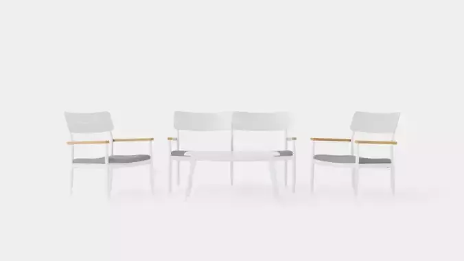 Mairago Lounge Set Low-poly 3D model Mairago Lounge Set Low-poly 3D model